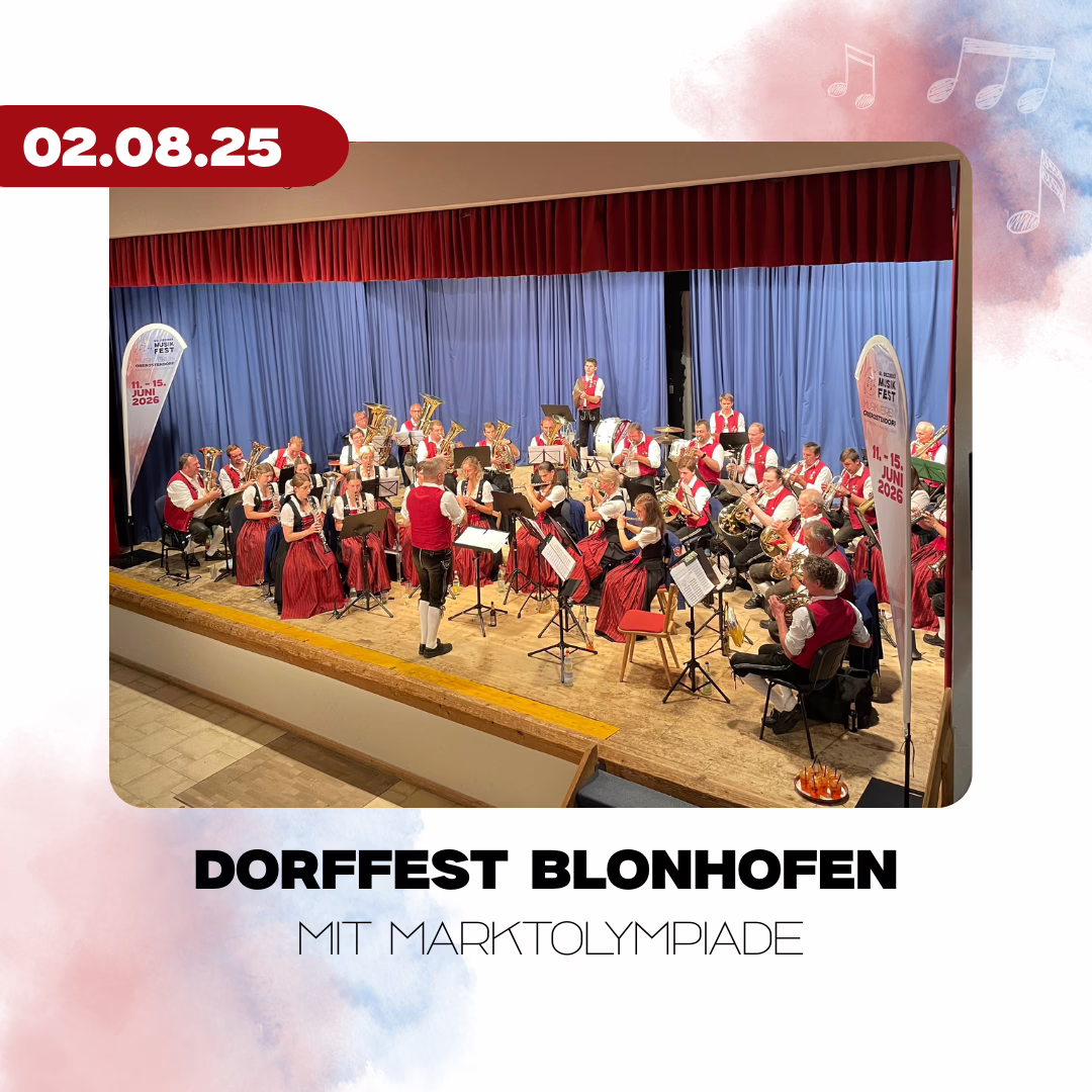 Dorffest in Blonhofen